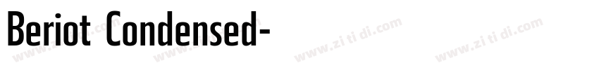 Beriot Condensed字体转换